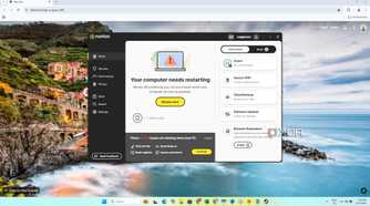 Norton Antivirus Interface