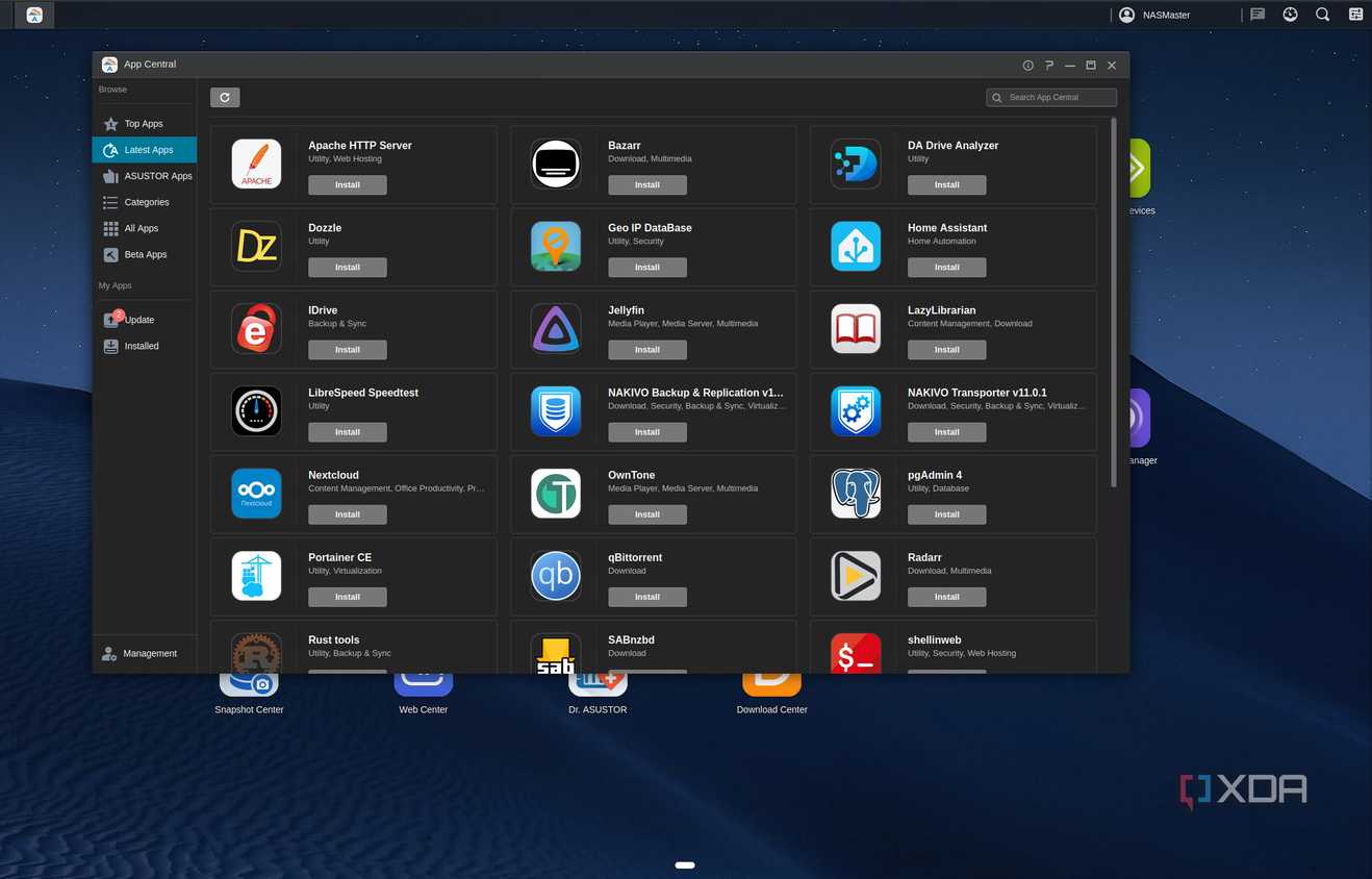 asustor-adm-app-central-screenshot