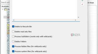 Automate file deletion