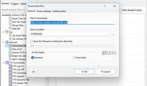 Automate file downloading