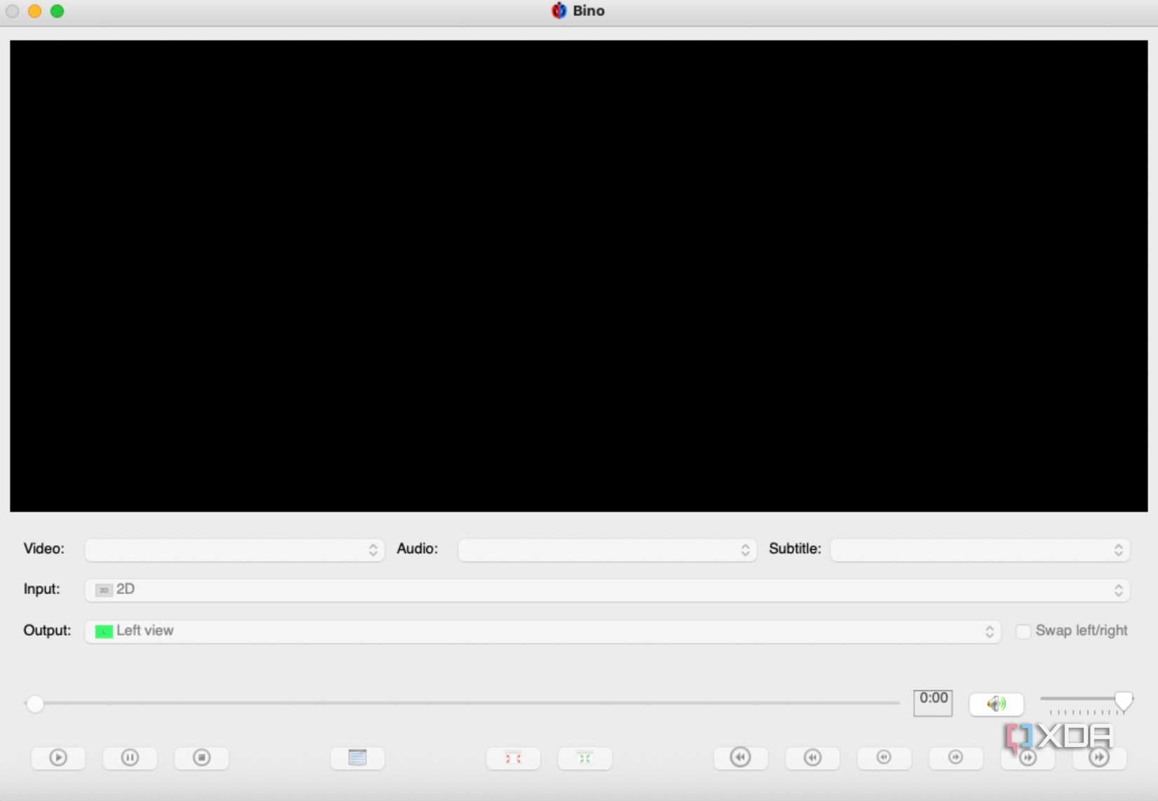 Bino app on Mac