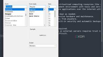 Change font Sublime Text
