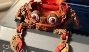 Cyber Crab lid open