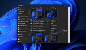 destination settings in sharex
