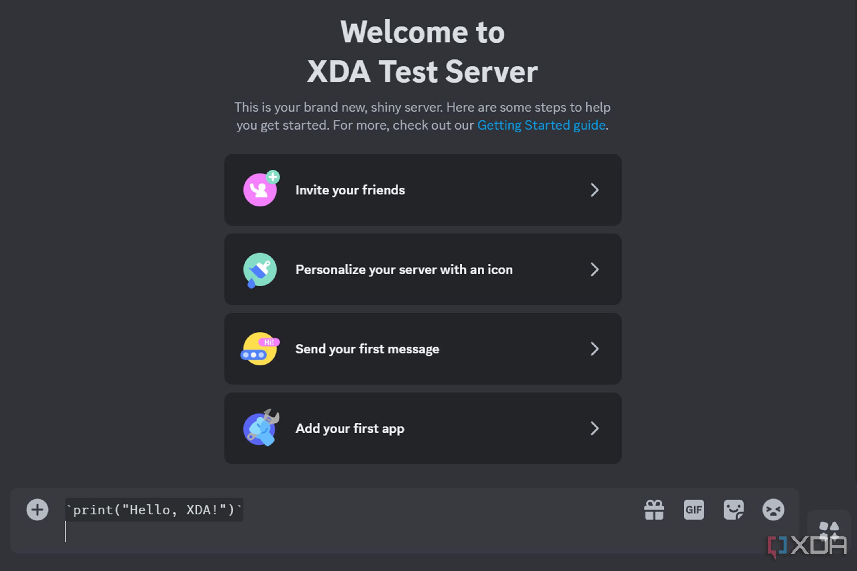 Discord-Single-Line-Code-Block-Input