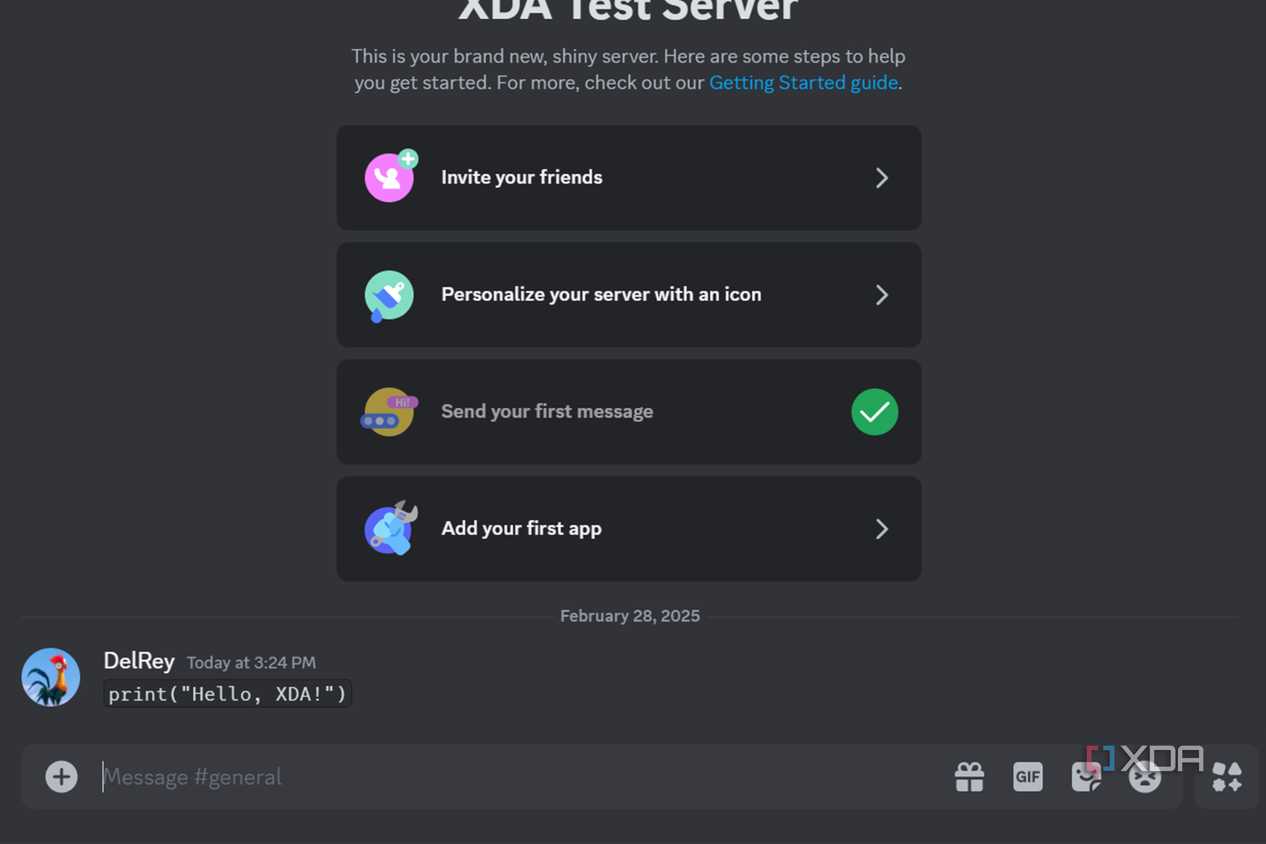 Discord-Single-Line-Code-Block-output