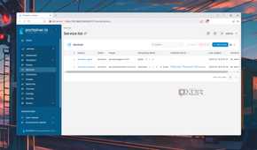Accessing the Service list of a Docker Swarm setup in Portainer