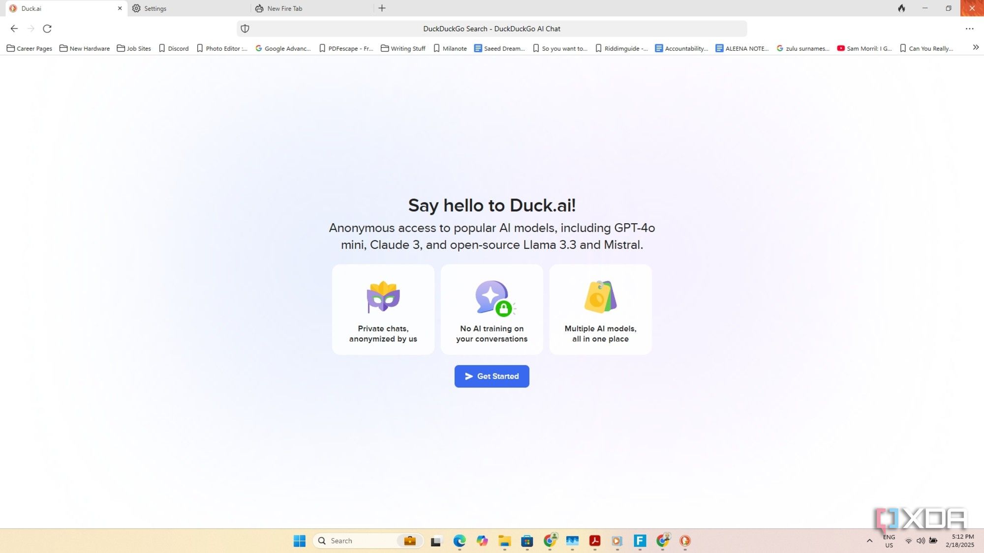 DuckDuckGo AI