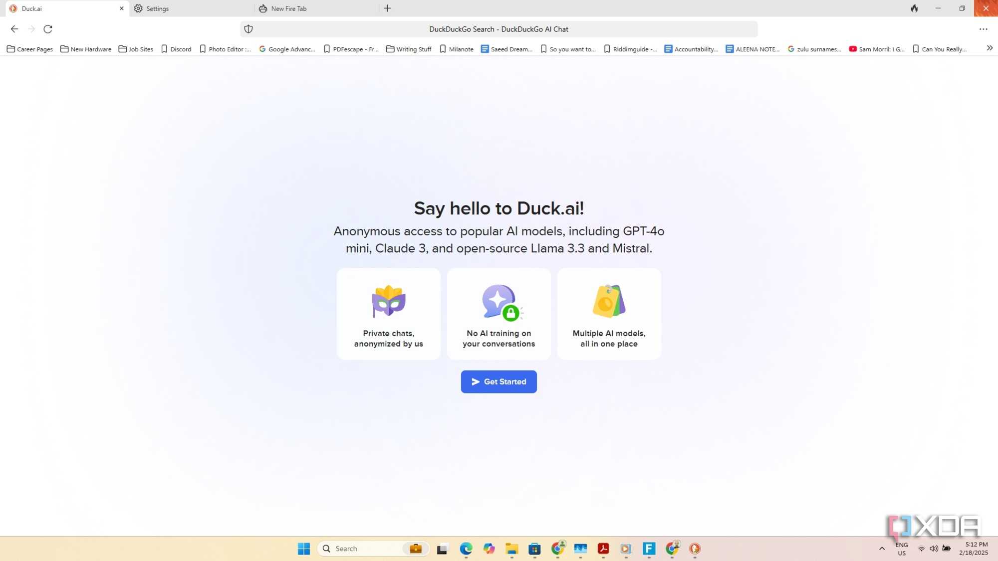 DuckDuckGo AI