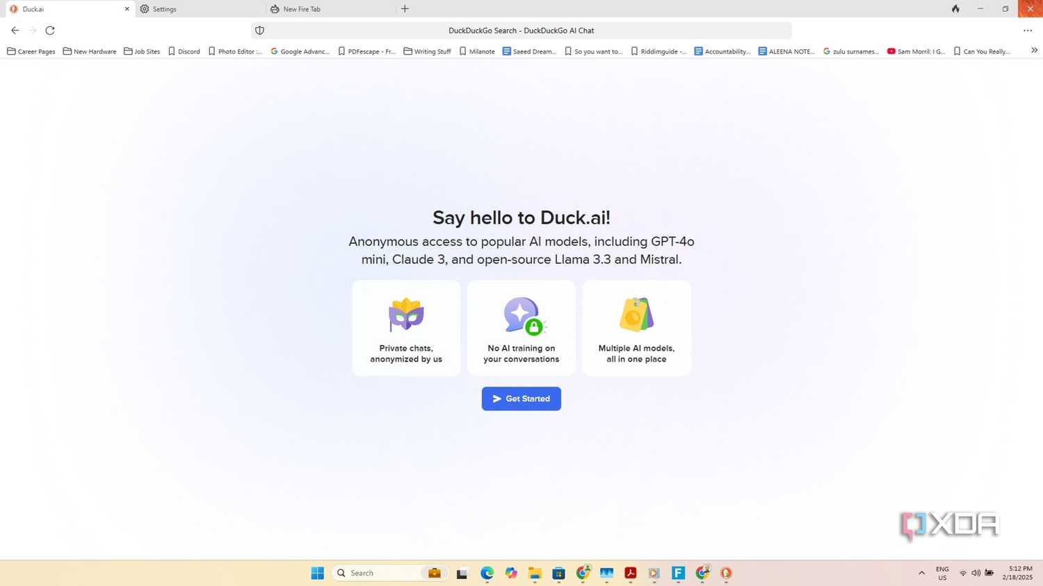 DuckDuckGo AI