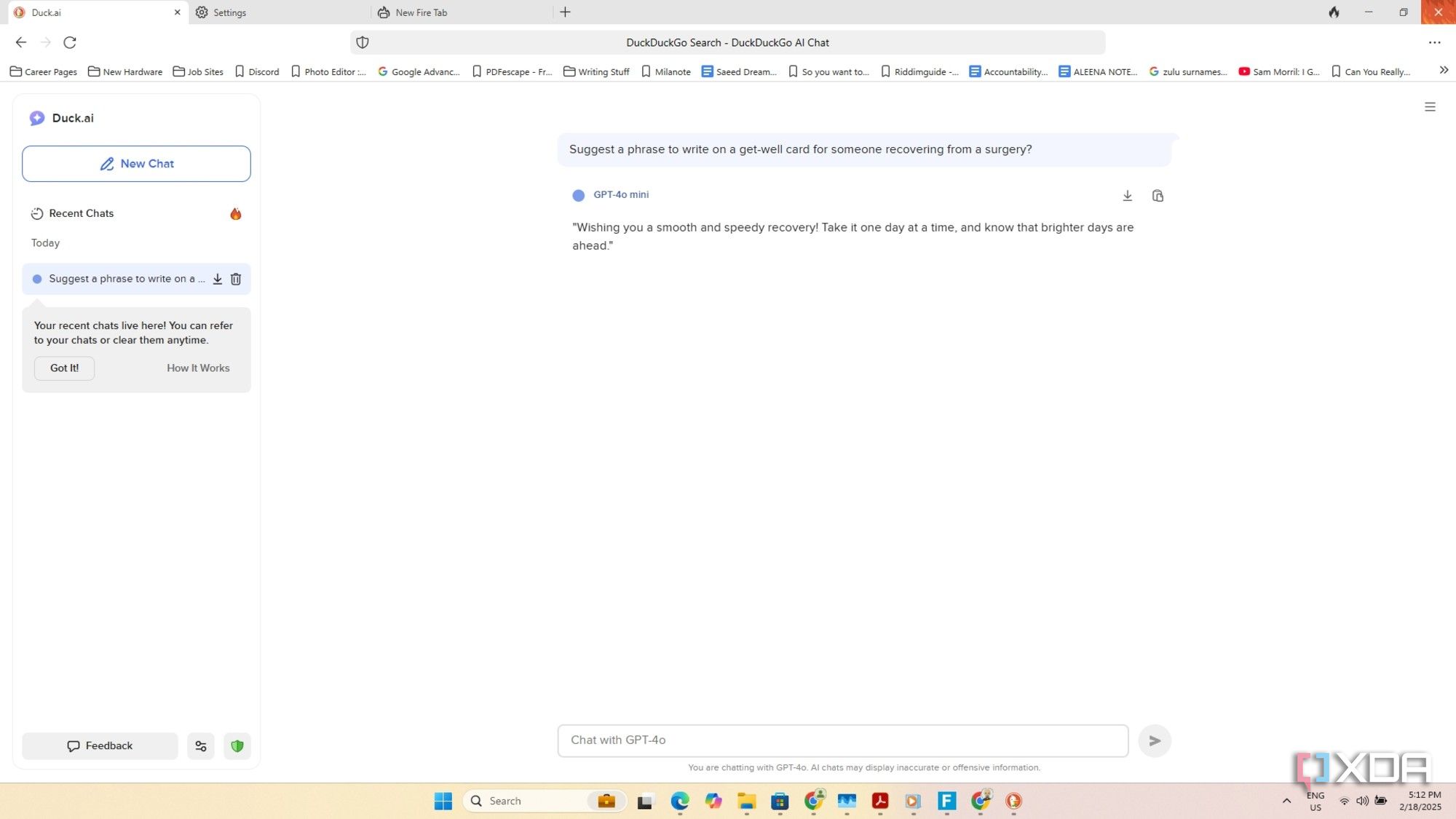 DuckDuckGo AI2