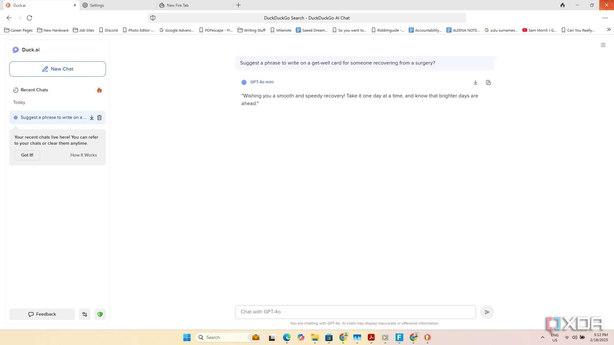DuckDuckGo AI2