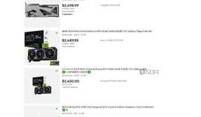 RTX 5080 listings on eBay