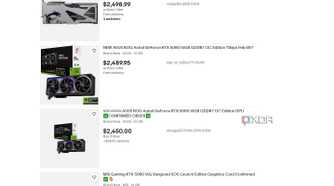RTX 5080 listings on eBay