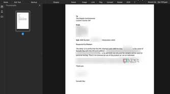Edit PDF text on PDFgear