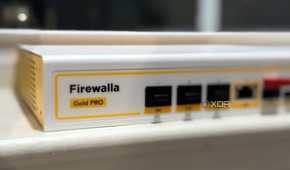 closeup of firewalla gold pro