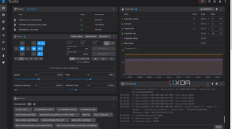 fluidd interface for Creality K2 Plus