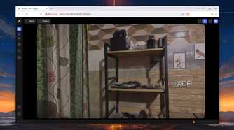 Monitoring a room with Frigate