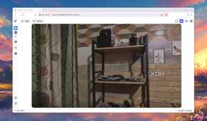 Monitoring a room with Frigate