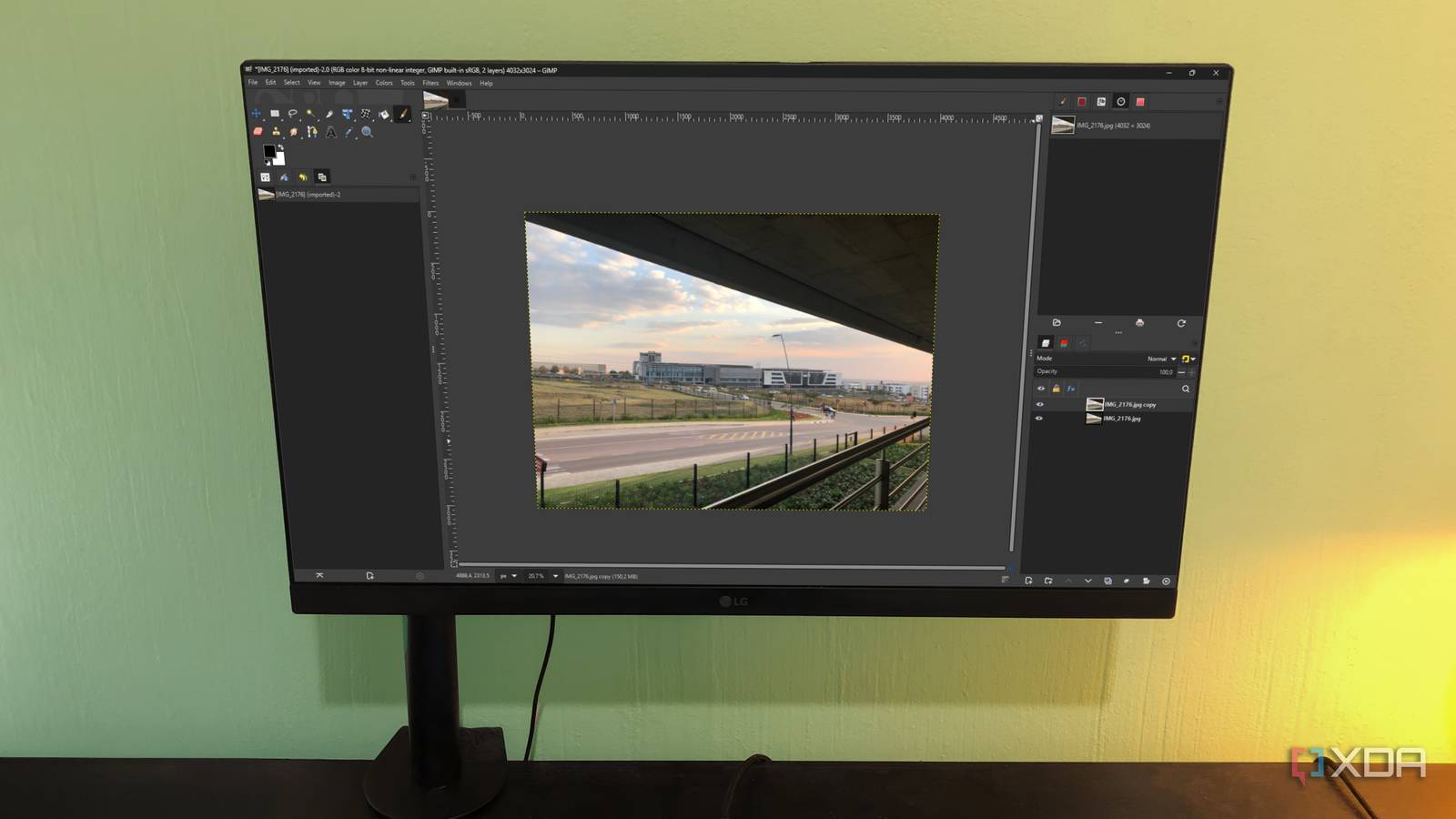 GIMP 3.0 displayed on desktop PC