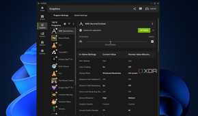 graphics settings for games in the nvidia app