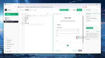 Adding a form to a Grist spreadsheet