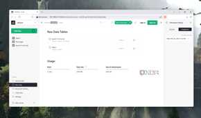 The Raw Data Tables section on Grist's web UI