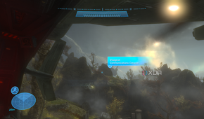Town view in Halo: Reach from the Master Chief Collection