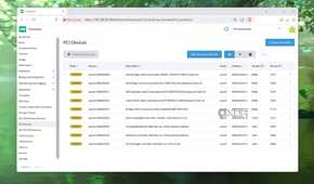 The PCI Devices tab in Harvester