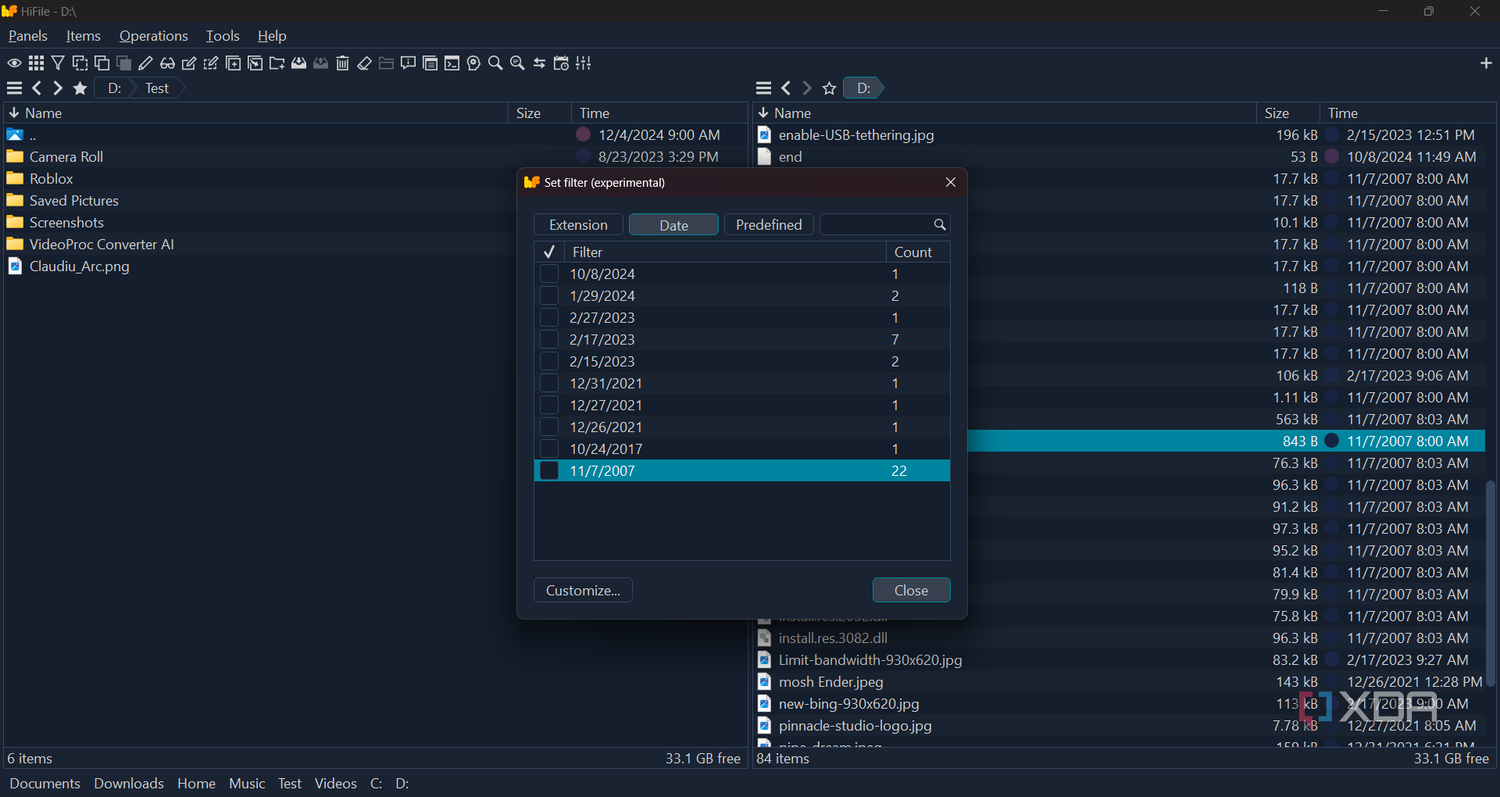 Filtering Files 5 reasons HiFile should be your file manager on any PC