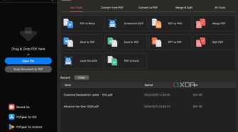 Hot tools on PDF gear