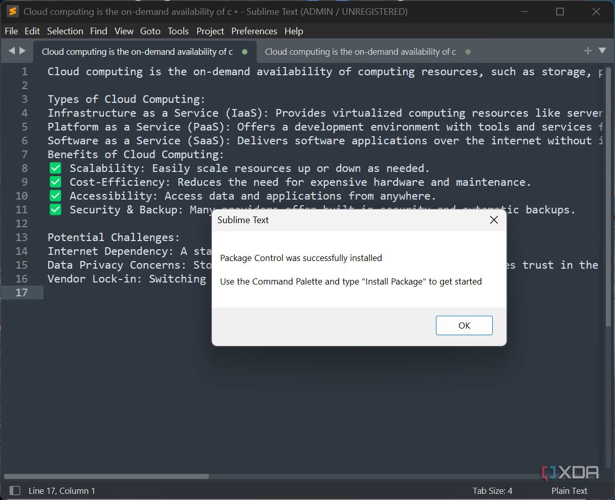 Install Package Control