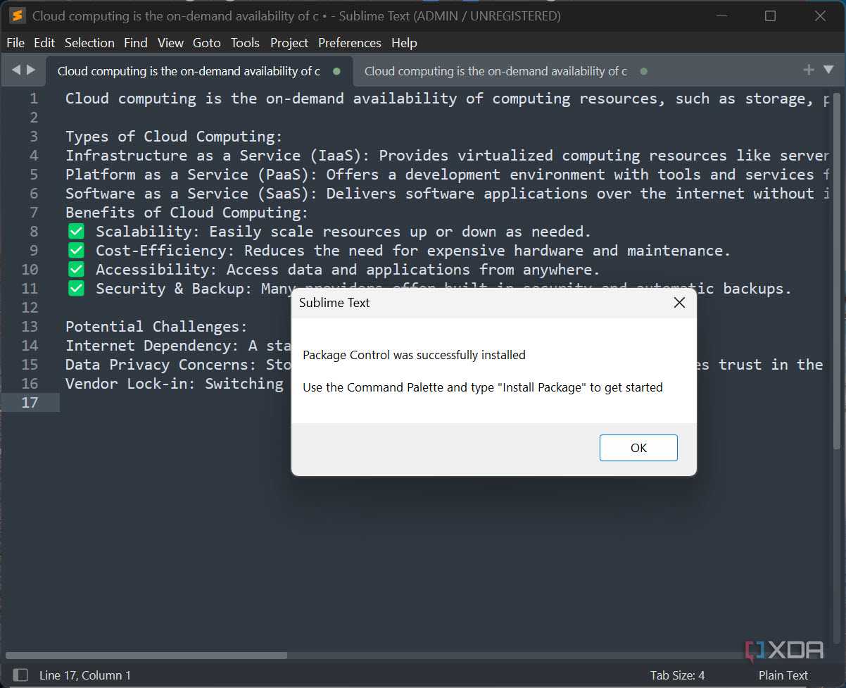 Install Package Control