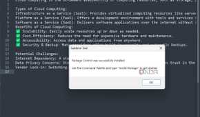 Install Package Control