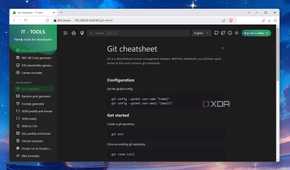 The Git cheatsheet in IT Tools