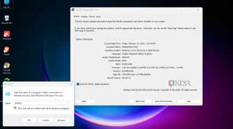 Launching DirectX Diagnostic using run command