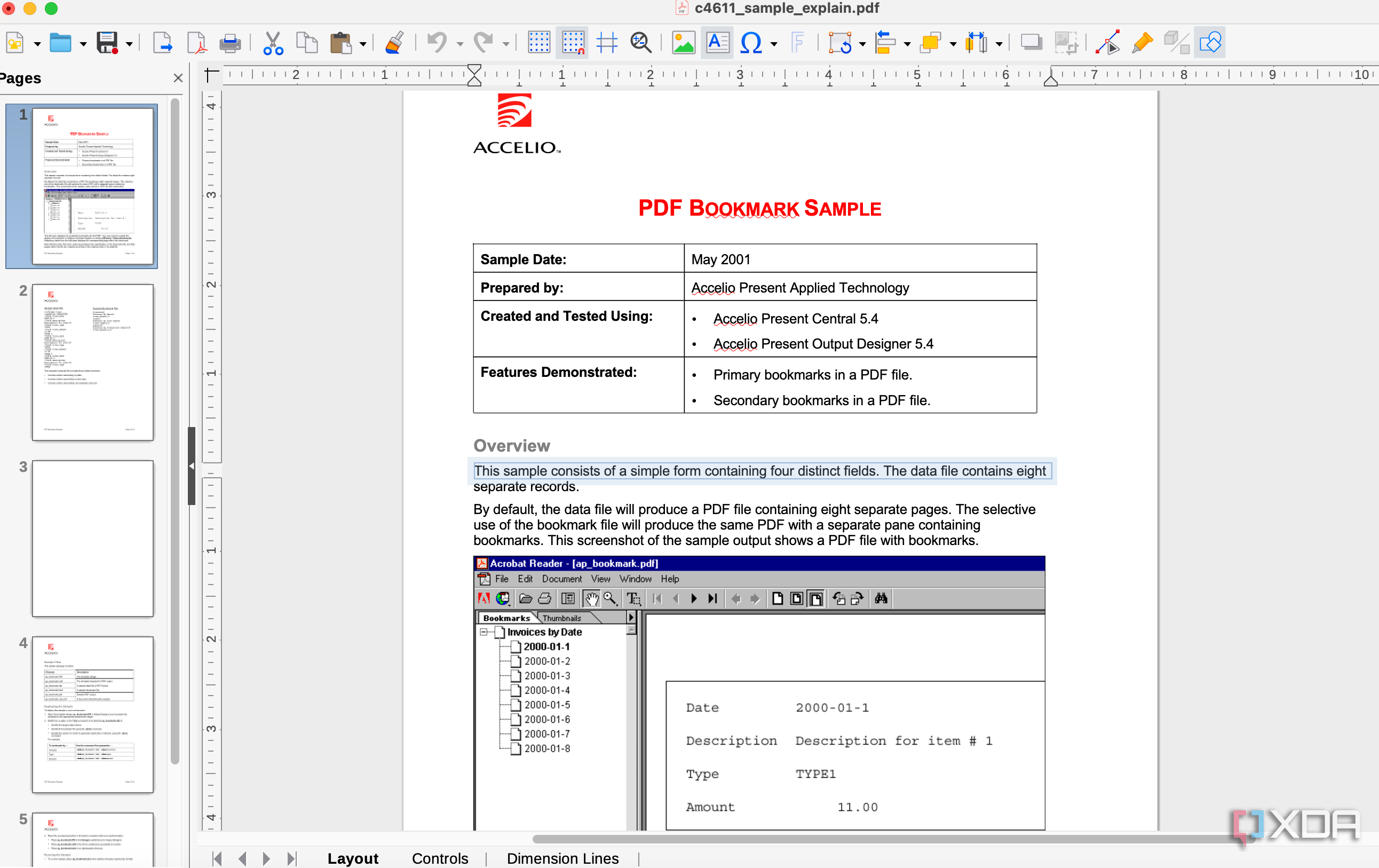 LibreOffice Draw editing pdf