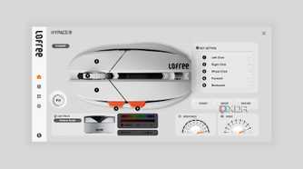 Screenshot of Lofree Hypace web app software
