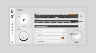 Screenshot of Lofree Hypace web app software