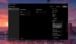Selecting the Capture API in Lossless Scaling