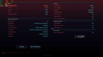 Running Cyberpunk 2077 with Lossless Scaling off