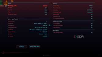 Running Cyberpunk 2077 with Lossless Scaling and dual GPU enabled