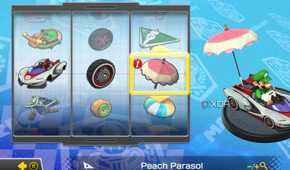 Mario Kart 8 kart choice with Luigi