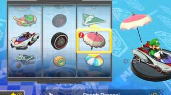 Mario Kart 8 kart choice with Luigi