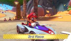 Mario Kart 8 Mario 3rd race tag