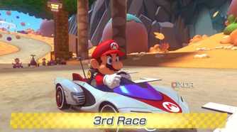 Mario Kart 8 Mario 3rd race tag