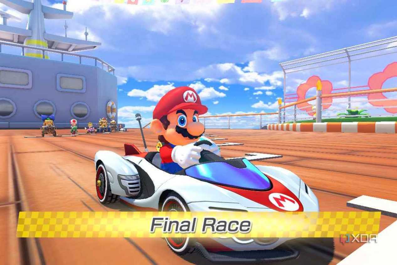 Mario Kart 8 Final race on boat starting position