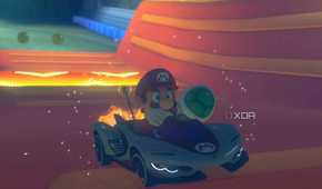 Mario Kart 8 Mario holding green shell