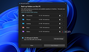 microsoft onedrive window with prompt to get more storage