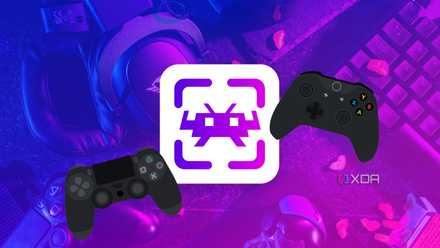 Two controllers overlaid on the RetroArch logo.